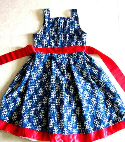 Very Simple Girls Frock  Cutting  Stitching Easy Step by Step  YouTube