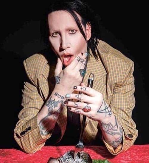 Marilyn Manson At Dinner 7