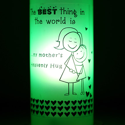 Mother Hug Bottle Lamp Gift to Mom