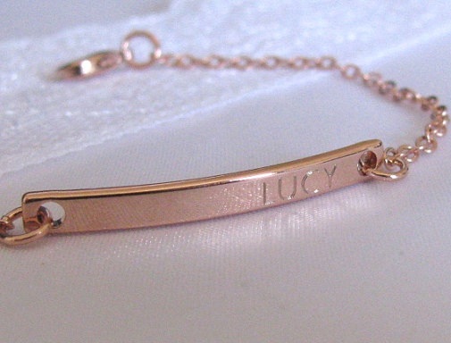 Name Engraved Bracelet Gift For Her