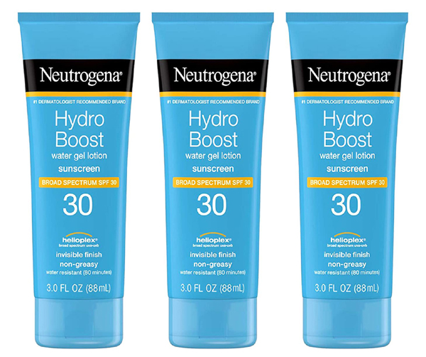 Neutrogena Hydro Boost Non Greasy Moisturizing Sunscreen Lotion With Broad Spectrum Spf