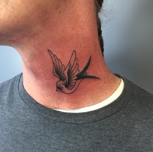 New Sparrow Bird Tattoo Design