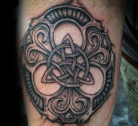 Ornate Trinity Knot Tattoo