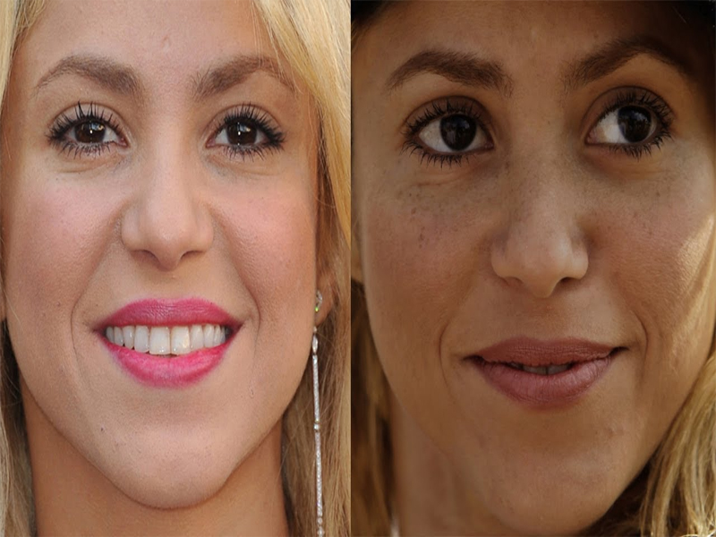 Shakira without Makeup