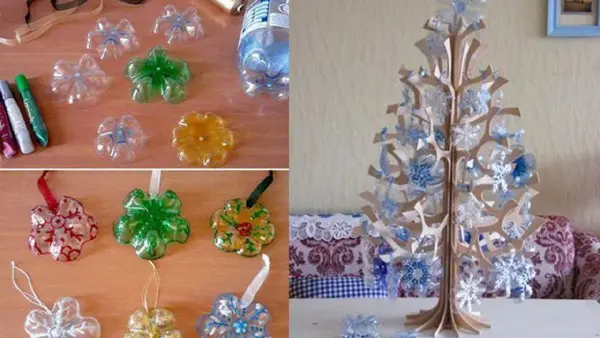 20 Creative Plastic Bottle Craft Projects Using Innovative Ways - Plastic Bottle Artificial Plants For Home Decoration