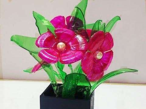 Plastic Bottle Crafts Flowers