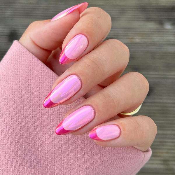 Pretty Pink Nail Paint Design