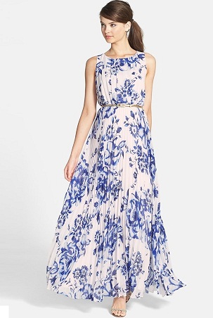 Printed Maxi Gown
