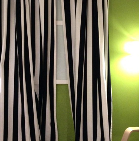 Striped curtains are to a greater extent than famous together with desired ix Stunning together with Stylish Striped Curtains For Home