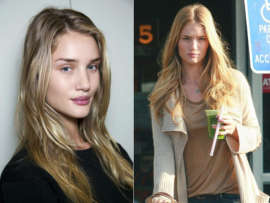 15 Pictures of Rosie Huntington Whiteley without Makeup