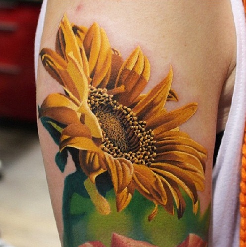 Sunflower Tattoos for Women
