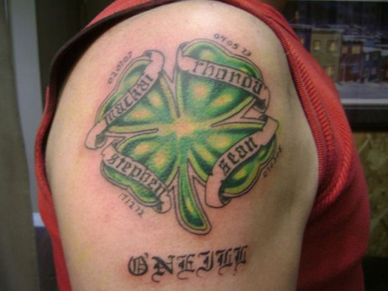 Shamrock Tattoo Designs And Images