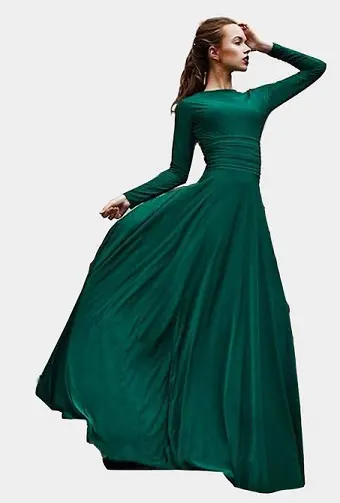 Green Colour Dresses