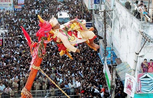 Pydithalli Ammavaru Sirimanothsavam at Vizianagaram telugu festivals Andhra Pradesh