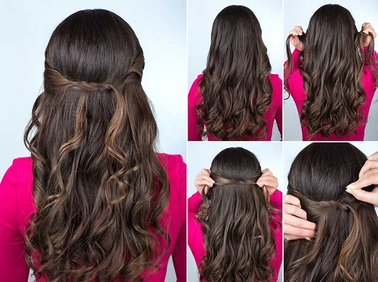 Sleek Open Hairstyle For Late Teen Girls