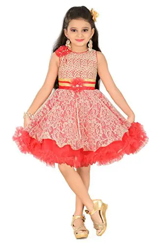 21Pink BoX  Fabric georgette frills dress with flowers  Facebook