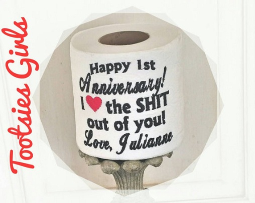 Toilet Paper Anniversary Gift