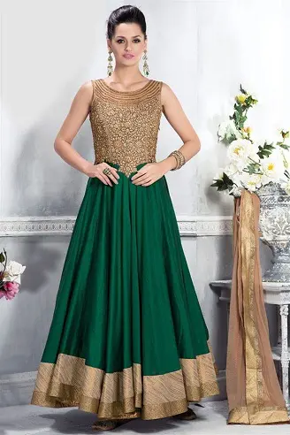 latest 24 Salwars Anarkali Chudidaar pattu long frock long gown designs