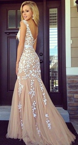Tulle Lace Prom Dress