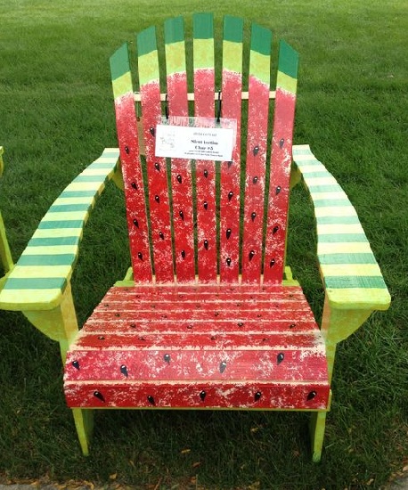 Watermelon Printed Deck Chairs 3