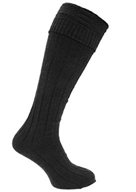 Wool Black Socks
