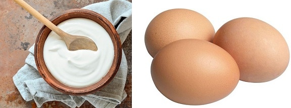 Yoghurt and Egg Hair Mask