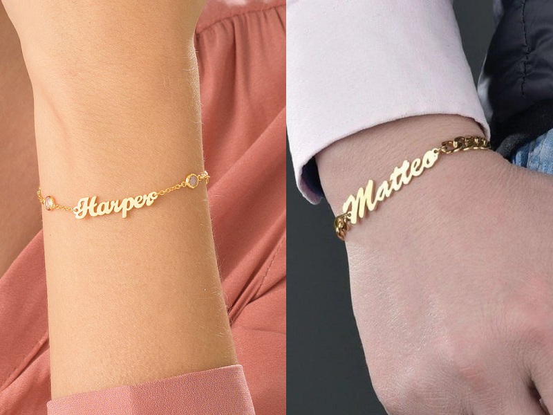 10 Stunning Designs Of Name Bracelets For Men And Women