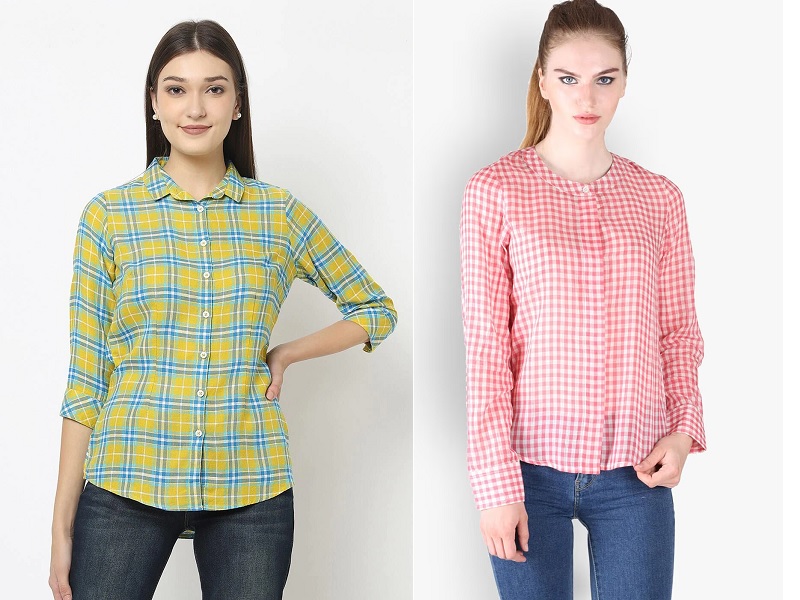 10 Stylish Collection Of Plaid Shirts For Womens For Trendy Look