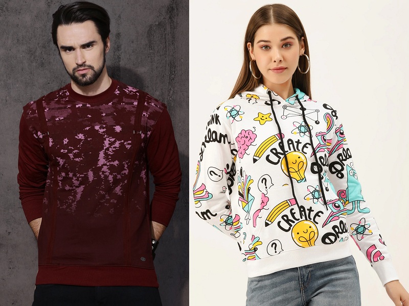 10 Stylish Designs Of Printed Sweatshirts For Men And Women