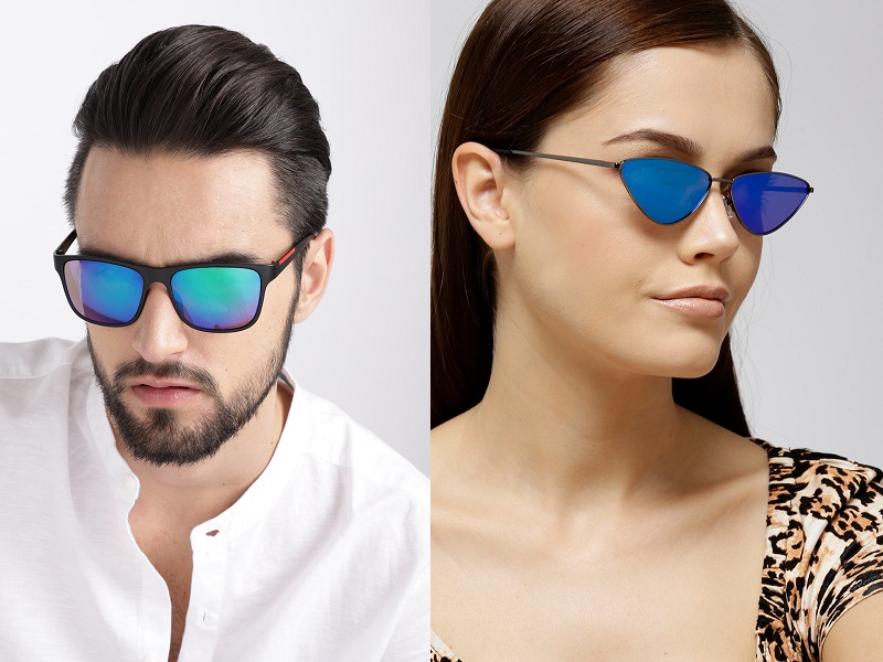 10 Stylish Models Of Blue Sunglasses For Men And Women