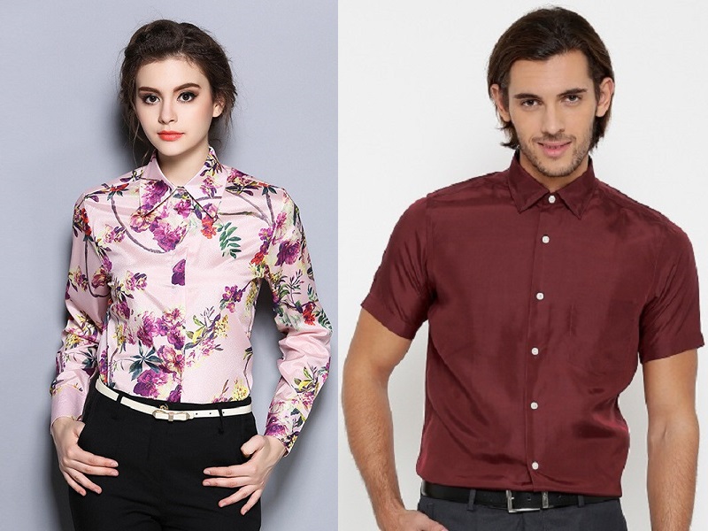 10 Stylish Models Of Silk Shirts In Trend For Men And Women