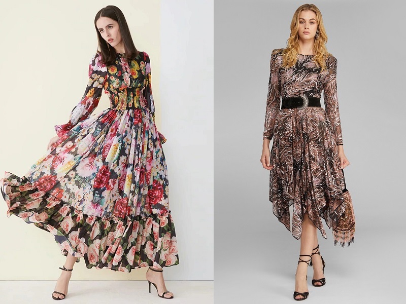 15 Beautiful Chiffon Dress Designs For Women In Fashion
