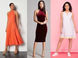 Halter Neck Dresses – 30 Trending Designs with Styling Guide