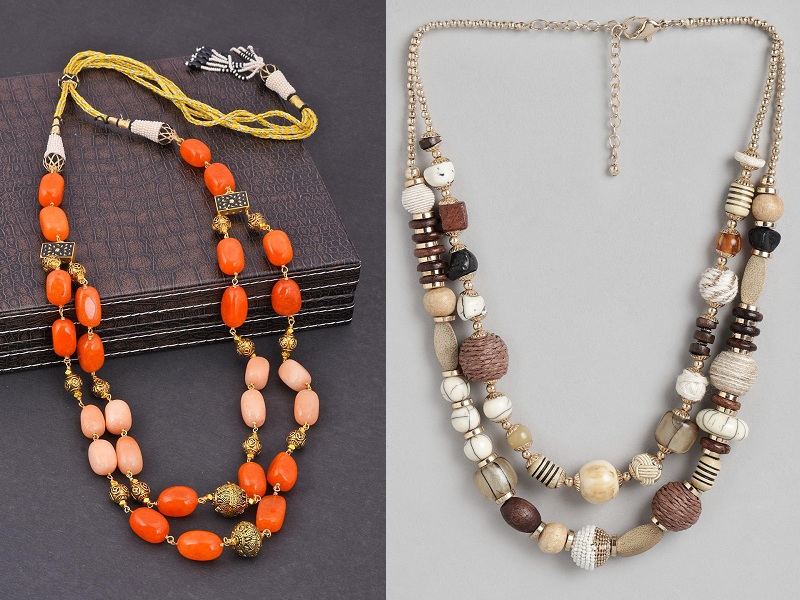 Dark Cloisonné Enamel Necklace-Pendant With Gold Pattern – Nikoloz Jewelry