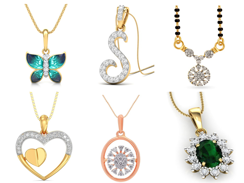 15 Stunning Diamond Pendant Designs Latest Collection