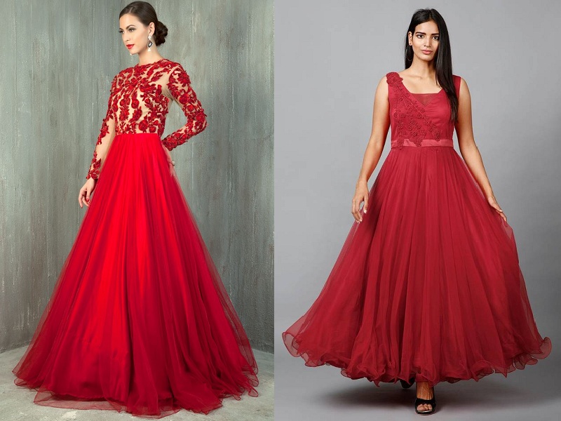 15 Stylish Designs Of Red Frocks For Stunning Look