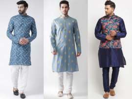 15 Trending Designs of Blue Kurta Pajama for Traditional Look