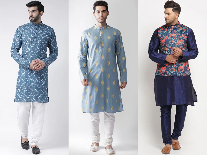 15 Trending Designs Of Blue Kurta Pajama For Traditional Look