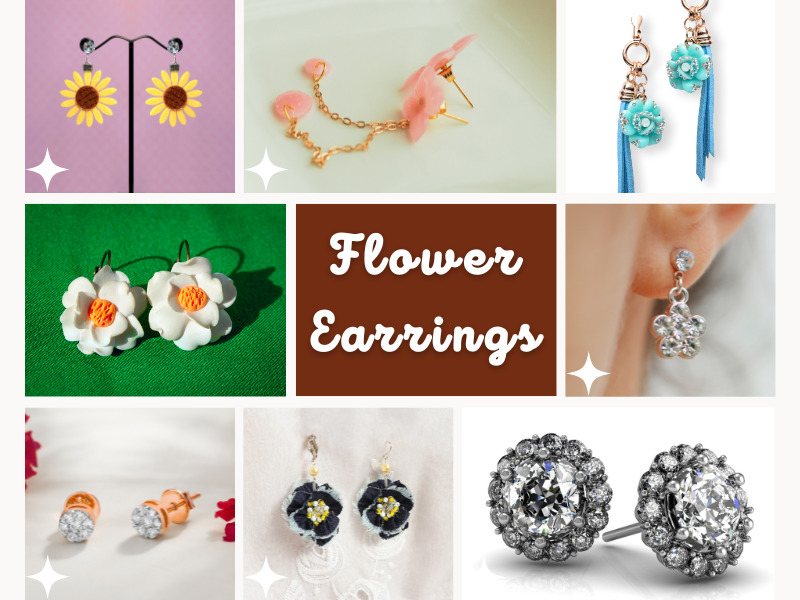9 Beautiful Designs Of Flower Earrings For Stylish Look