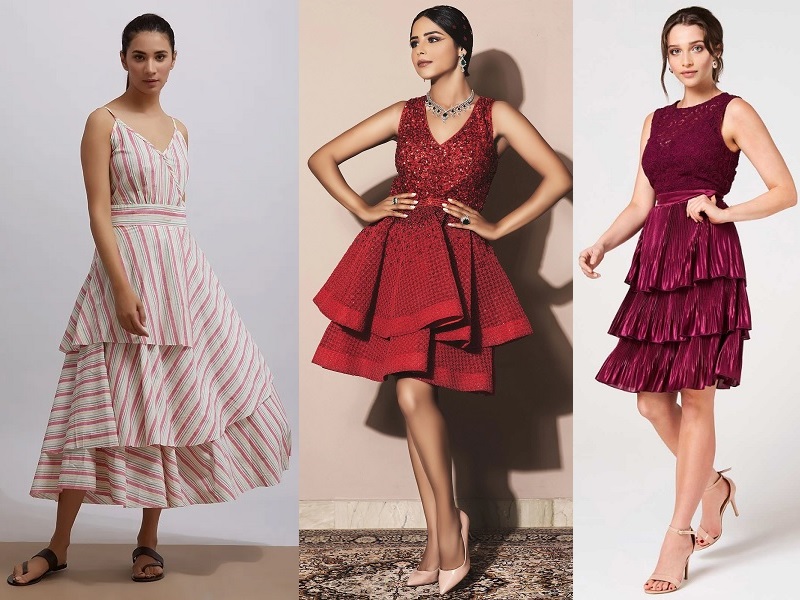 9 Beautiful Layered Dress Designs For Ladies In Fashion