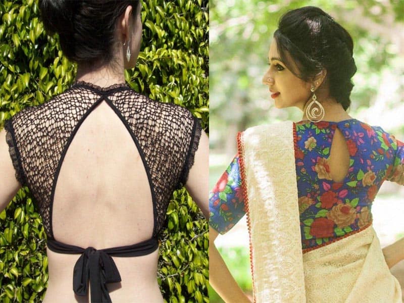 9 Latest Saree Blouse Back Neck Designs In Fashion