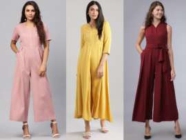 9 Latest Styles of Palazzo Jumpsuits in Different Patterns