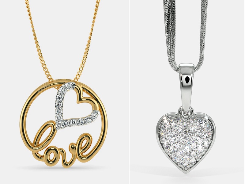 9 Love Pendant Designs New And Beautiful Collection