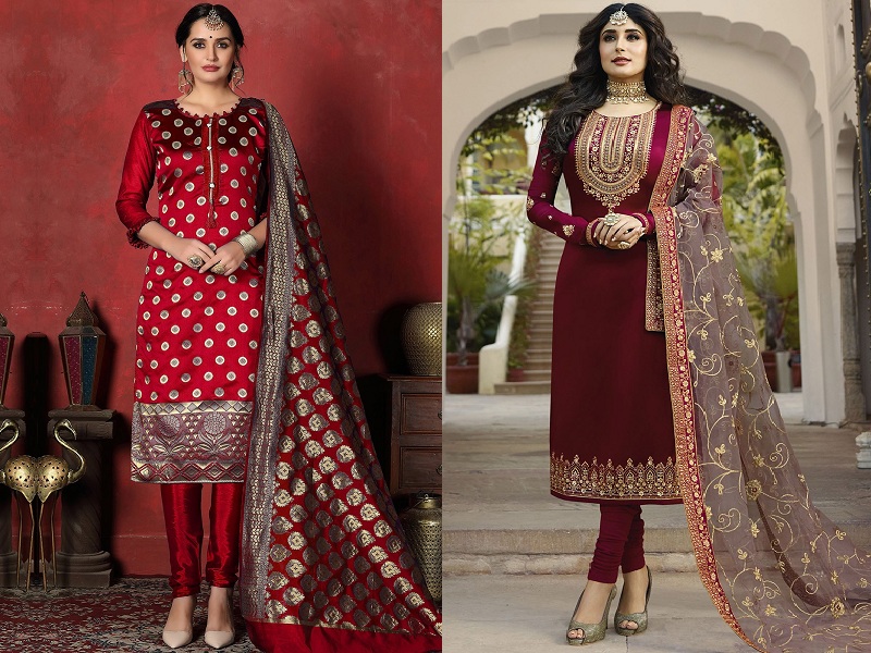 9 Stunning Designs Of Zari Salwar Suits For Womens In Trend