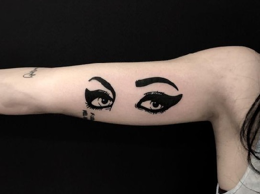 Amy Winehouse Teardrop Tattoo