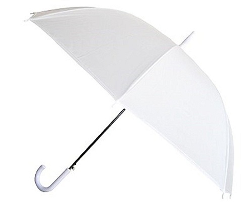 Anti Glare White Umbrellas