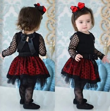 Baby Frock with Back Bow