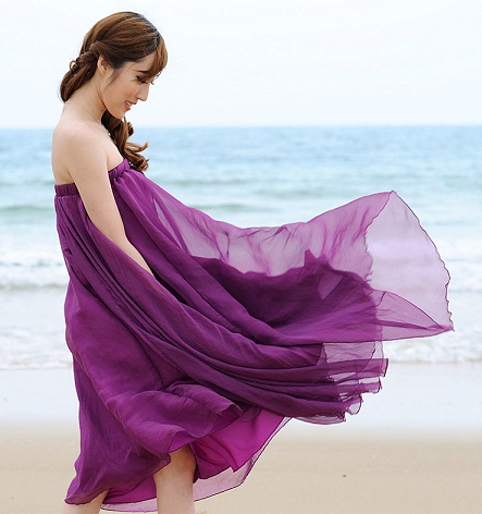 Beach Purple Dress