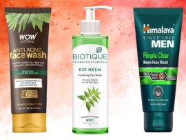 20 Best Face Washes For Acne (Pimples) Available In India 2023