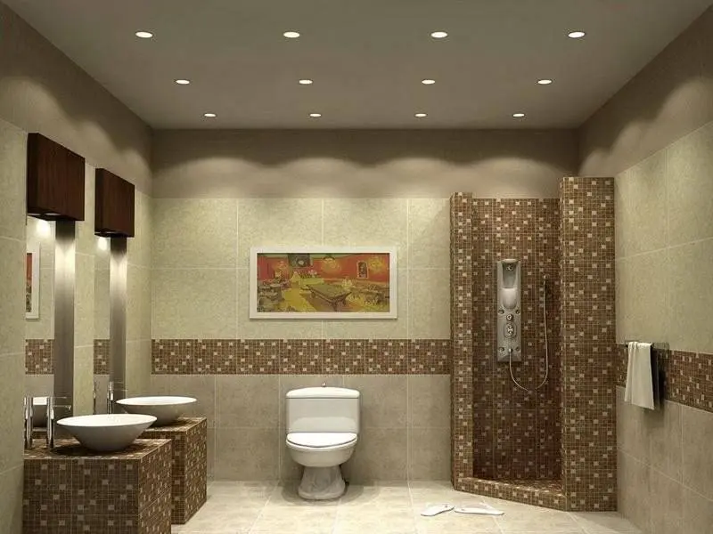 15 Modern Bathroom Wall Tiles Designs, Bathroom Wall Tiles Design